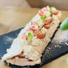 Rolada bezowa z kremem mascarpone i owocami